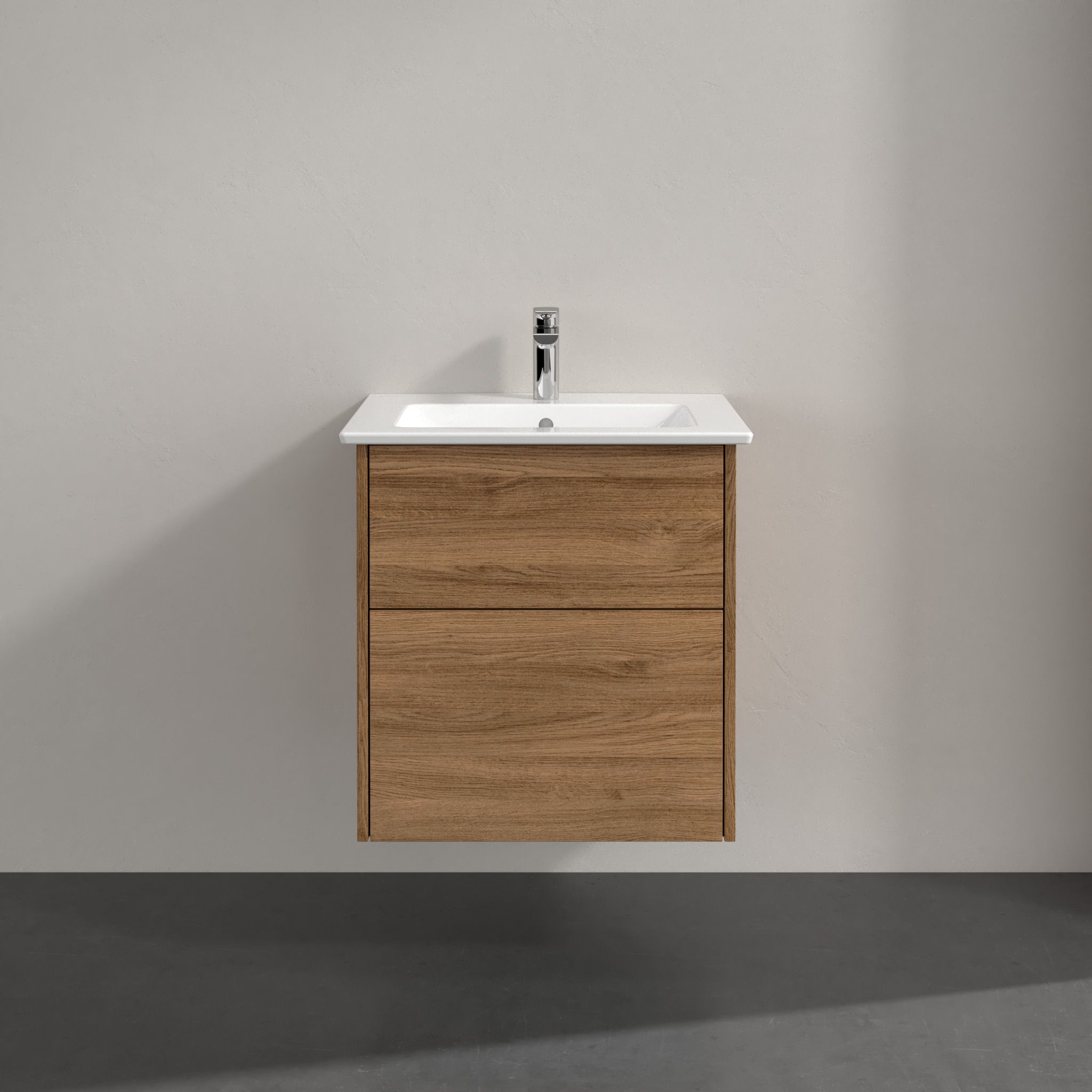 Villeroy & Boch Finero umywalka z szafką 60 cm zestaw meblowy kansas oak S00500RHR1 - Wysyłka w 24h