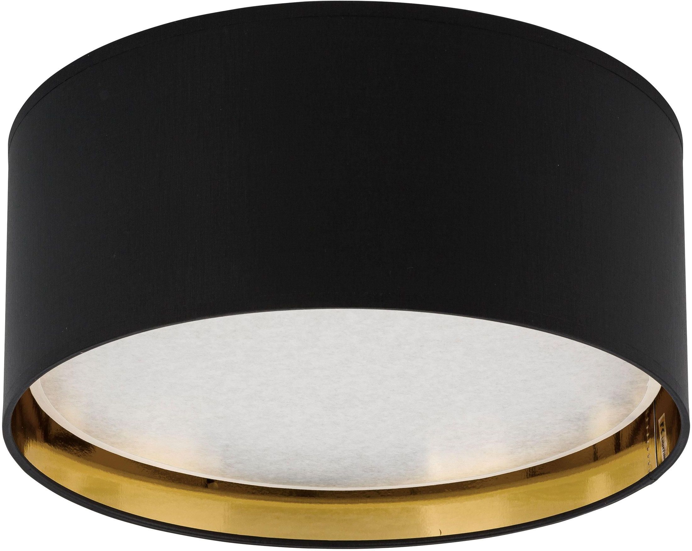 TK Lighting Bilbao plafon 4x15W czarny/złoty 3432