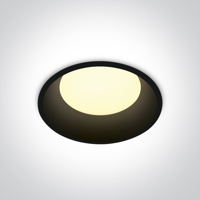 One Light Maronas plafon 1x9 W czarny 10109D/B/W