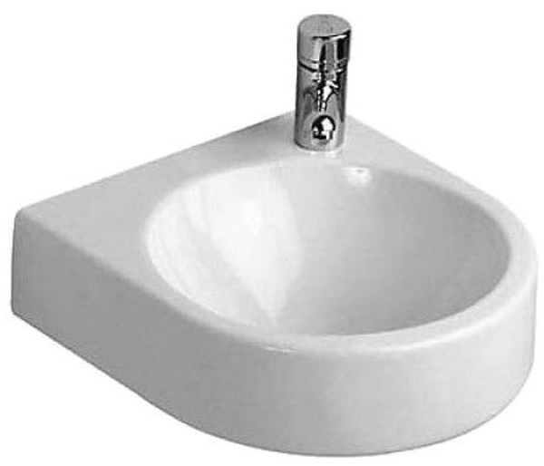 Duravit Architec umywalka 36x38 cm ścienna półokrągła biała 0766350008