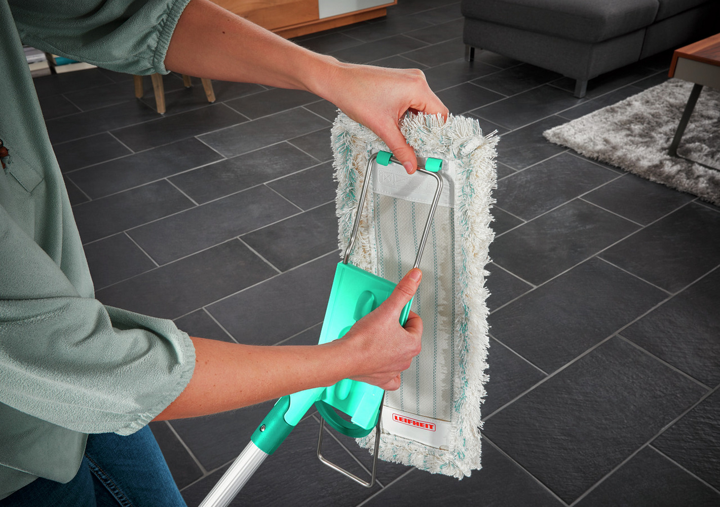 Leifheit System Profi nakładka do mopa Cotton Plus 55117 - Wysyłka w 24h