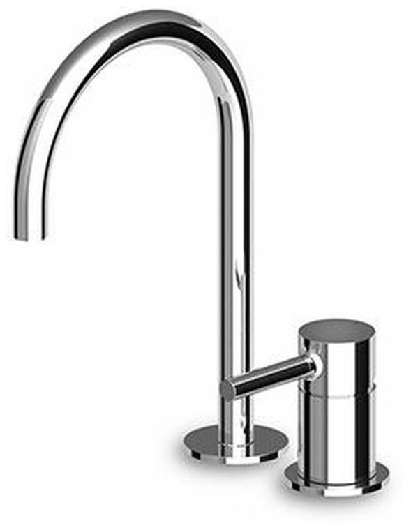 Zucchetti Pan bateria umywalkowa 2-otworowa czarny mat ZP6223.N6