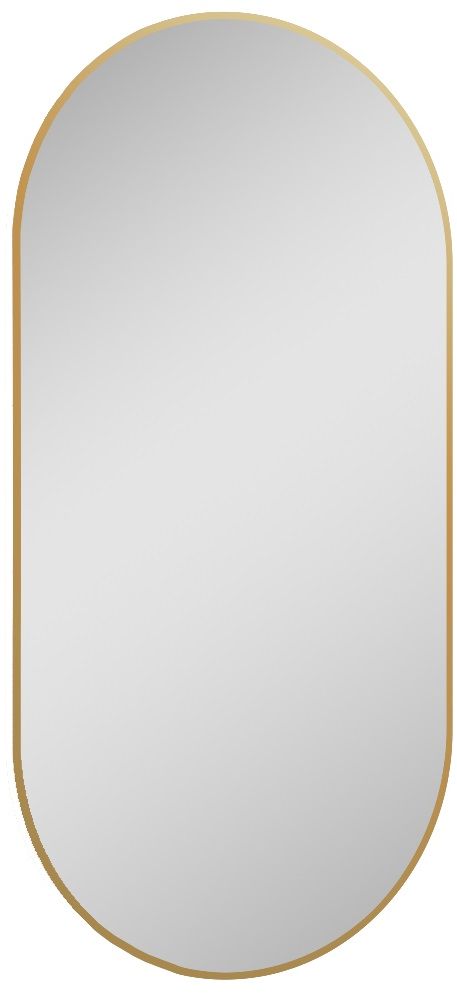 Elita Sharon lustro 52x92 cm owalne z oświetleniem złoty RE060520015570 - Wysyłka w 24h
