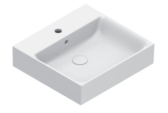 Catalano New Premium umywalka 50x47 cm prostokątna ścienna-meblowa biała 0220501001
