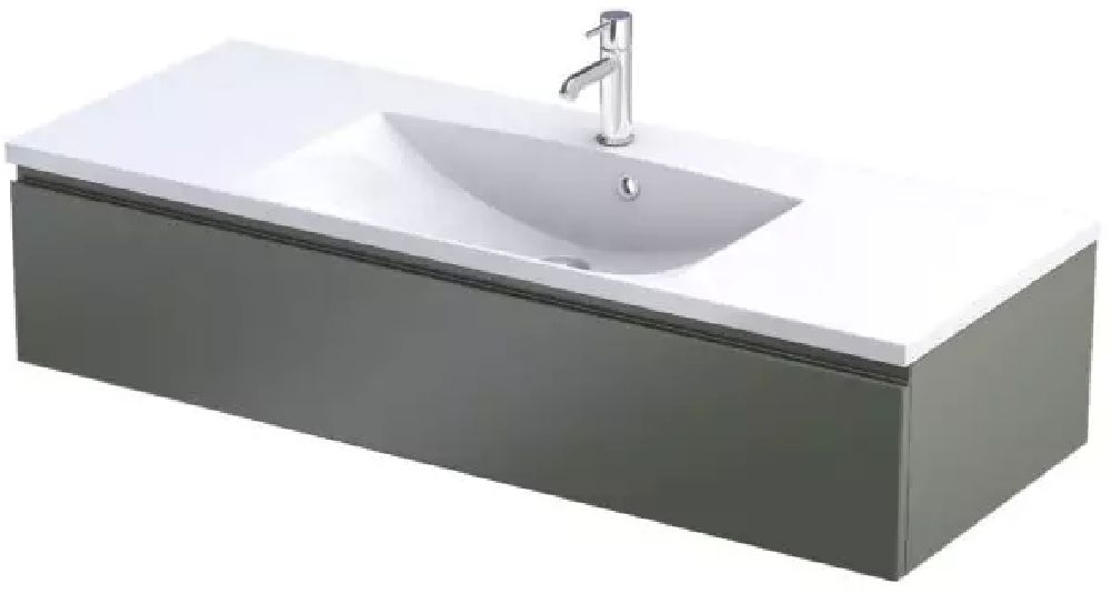 Oristo Brylant szafka 120 cm podumywalkowa wisząca zielony mat OR36-SD1S-120-17