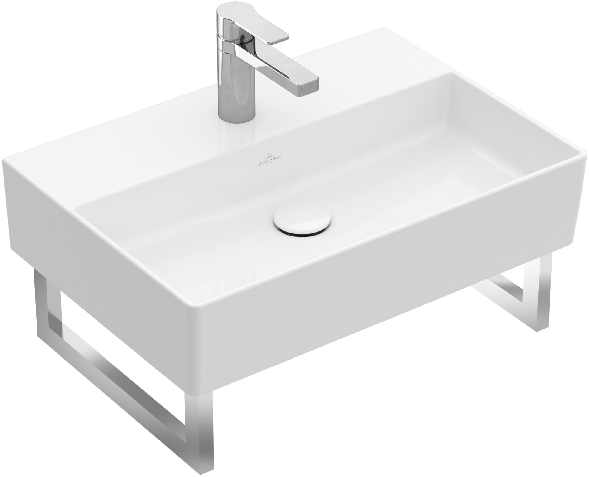 Villeroy & Boch Memento 2.0 umywalka 50x42 cm ścienna prostokątna Weiss Alpin 4A225001