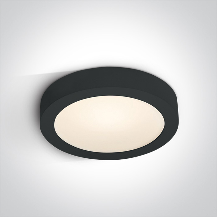 One Light Themelo plafon 1x30W LED czarny 62130F/B/W