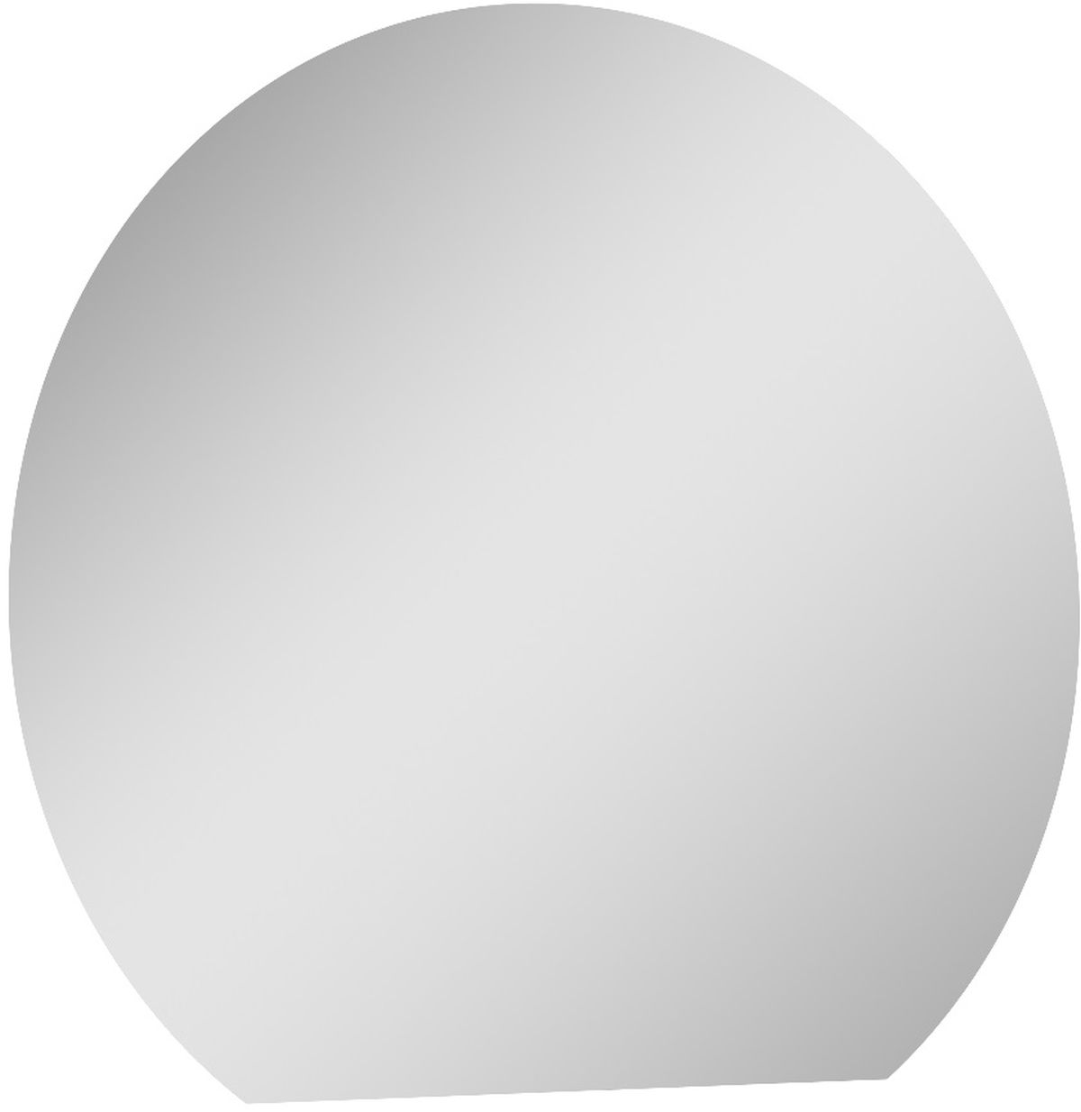 Elita Round Cut lustro 100x90 cm z oświetleniem z matą grzewczą RE068512000010
