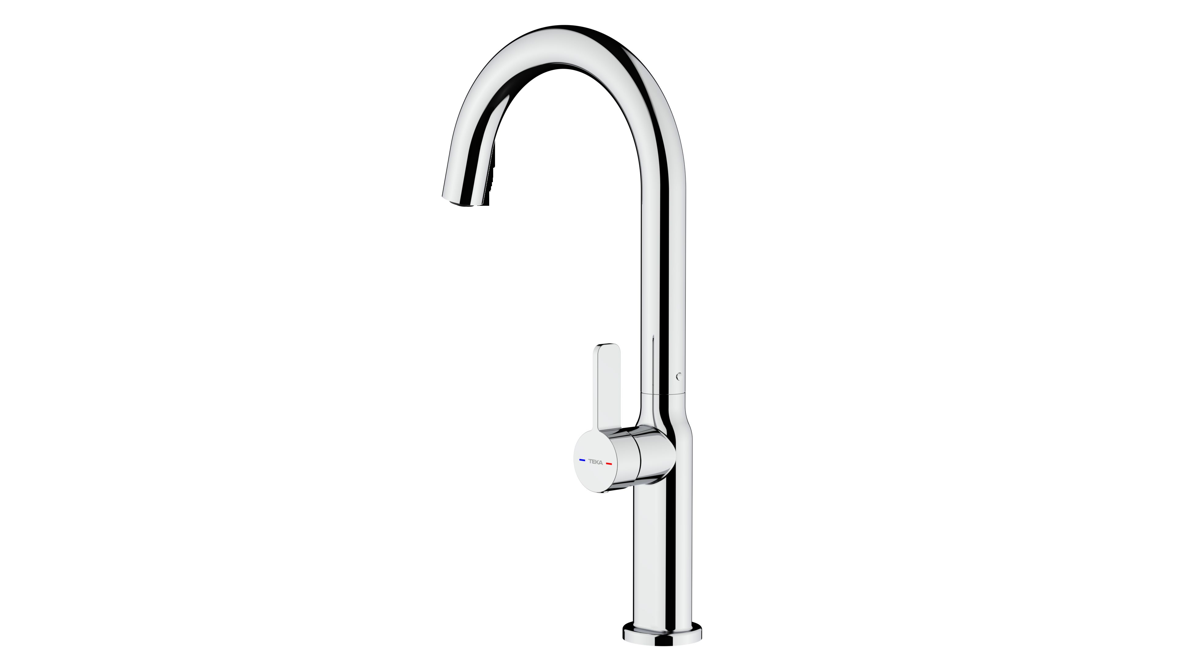 Teka Oval bateria kuchenna stojąca chrom 116030062