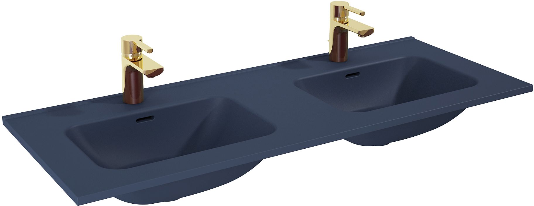 Elita Skappa umywalka 120,8x46 cm prostokątna meblowa-podwójna navy blue matt RE041203067030