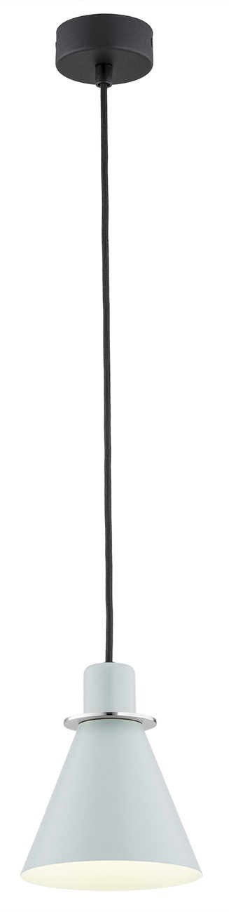 Argon Beverly lampa wisząca 1x15W błękitny mat/chrom 4683