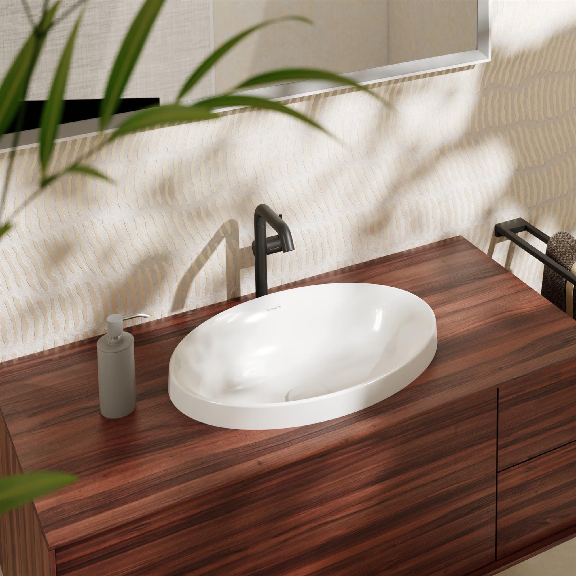 Hansgrohe Xuniva D umywalka 55x40 cm wpuszczana w blat biały 60156450