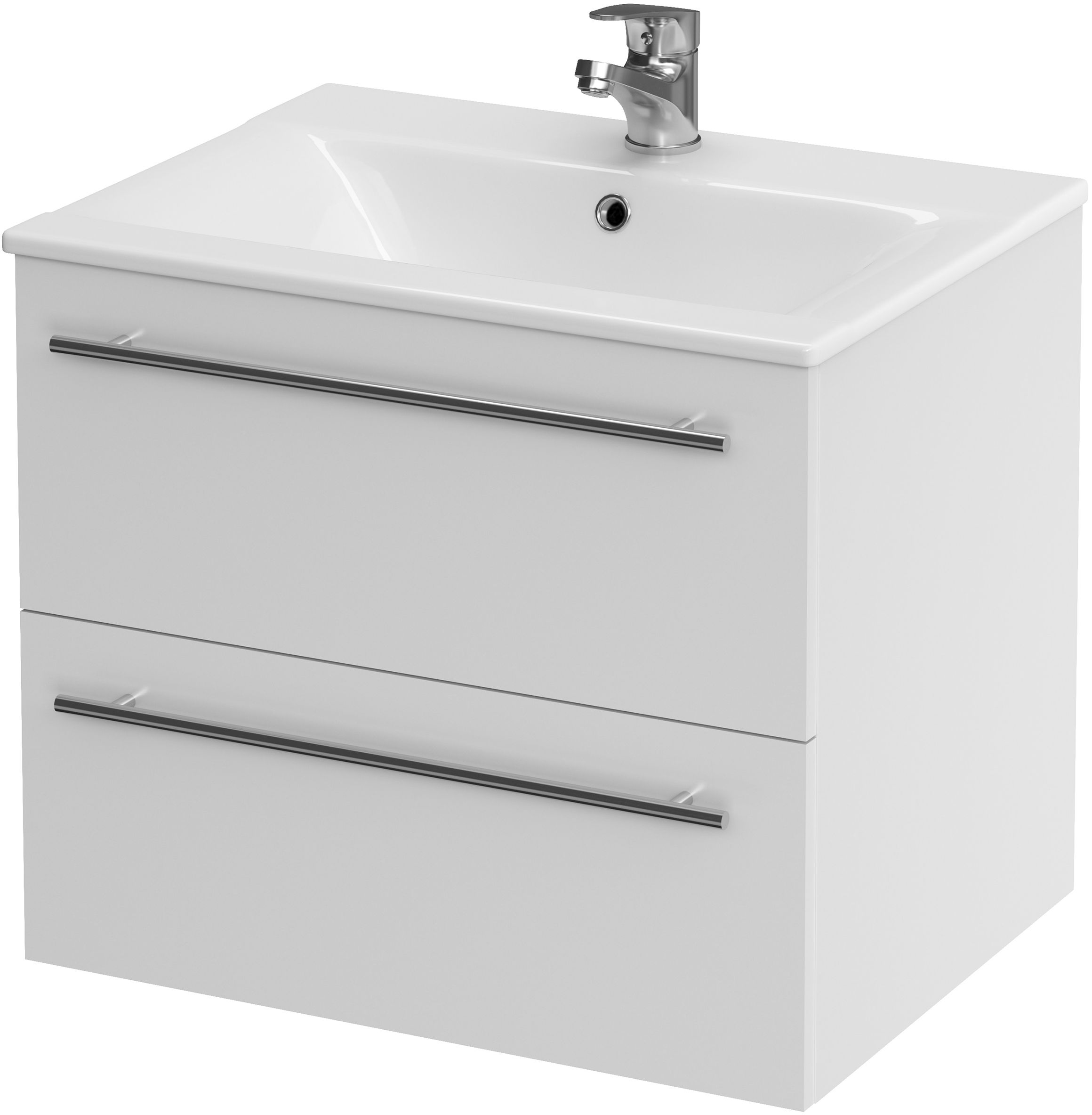 Cersanit Ontario zestaw meblowy 60 cm umywalka z szafką biały S801-068-DSM - Wysyłka w 24h