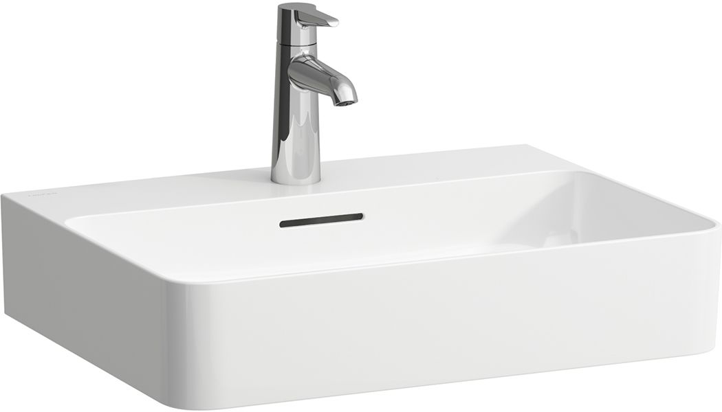 Laufen Val umywalka 55x42 cm prostokątna ścienna-nablatowa biała H8162824001041