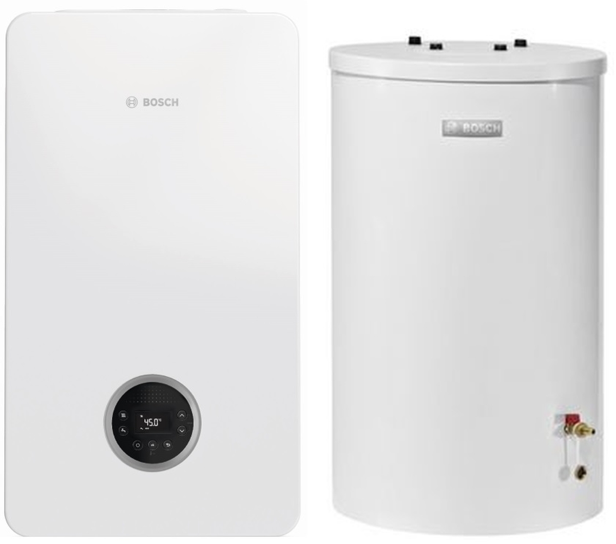 Bosch Junkers kocioł kondensacyjny wiszący jednofunkcyjny GC2300iW 15P z zasobnikiem ciepłej wody użytkowej WST120-50 8734100638