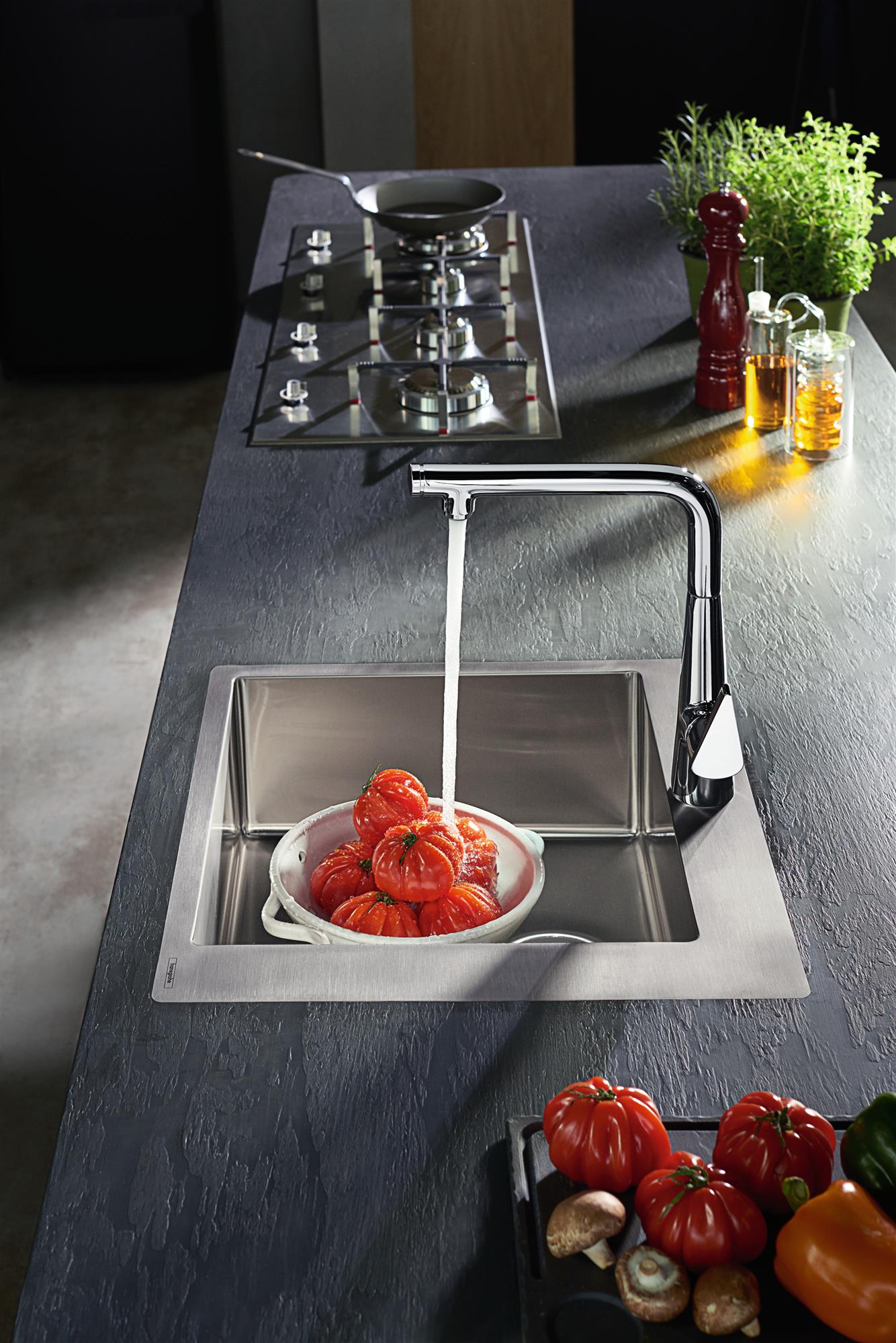 Hansgrohe S 71 zlewozmywak stalowy 55x50 cm 43301800
