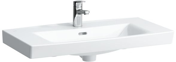 Laufen Pro N umywalka 80x42 cm ścienna prostokątna Laufen Clean Coat biała H8109574001041