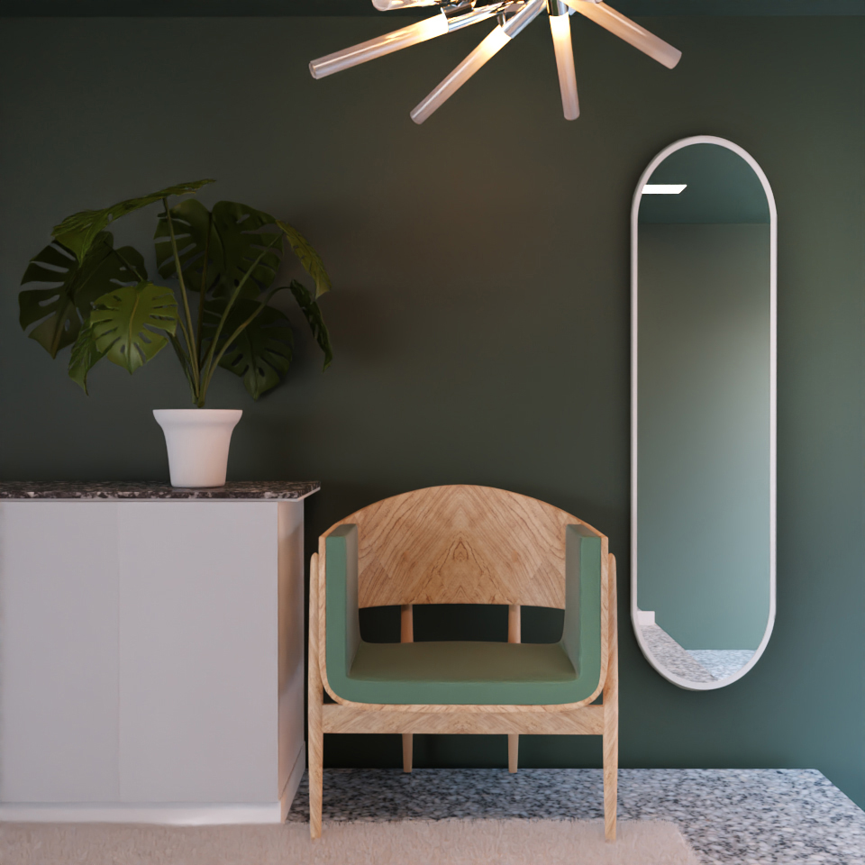Baltica Design Tiny Border Pastille lustro 40x155 cm owalne biały - Wysyłka w 24h