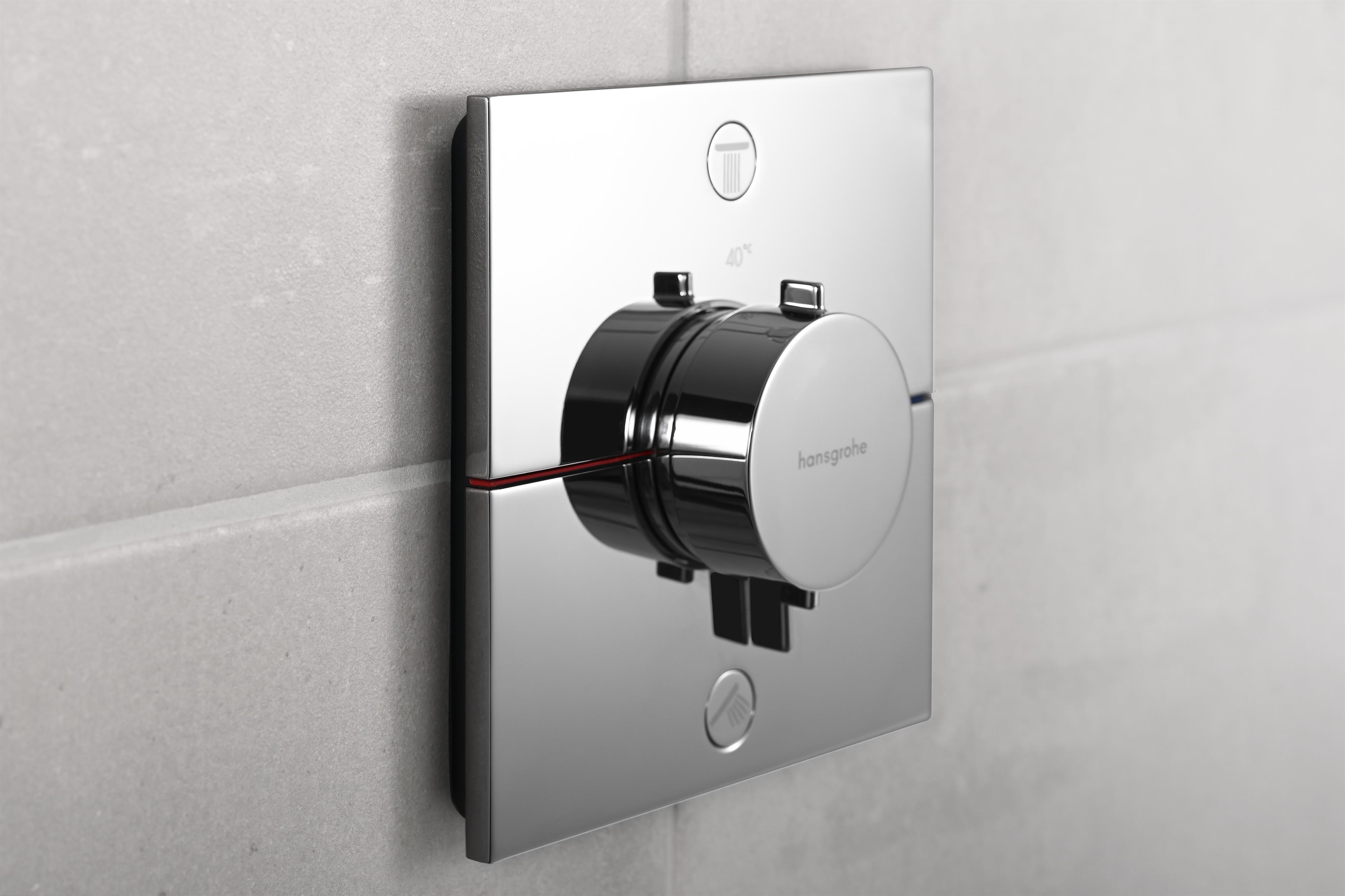 Hansgrohe ShowerSelect Comfort E bateria wannowo-prysznicowa podtynkowa termostatyczna chrom 15572000