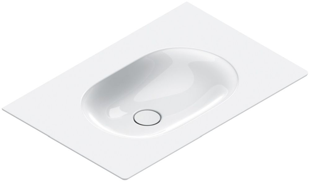 Catalano Sfera umywalka 60x50 cm prostokątna ścienna-meblowa biała 0520610001