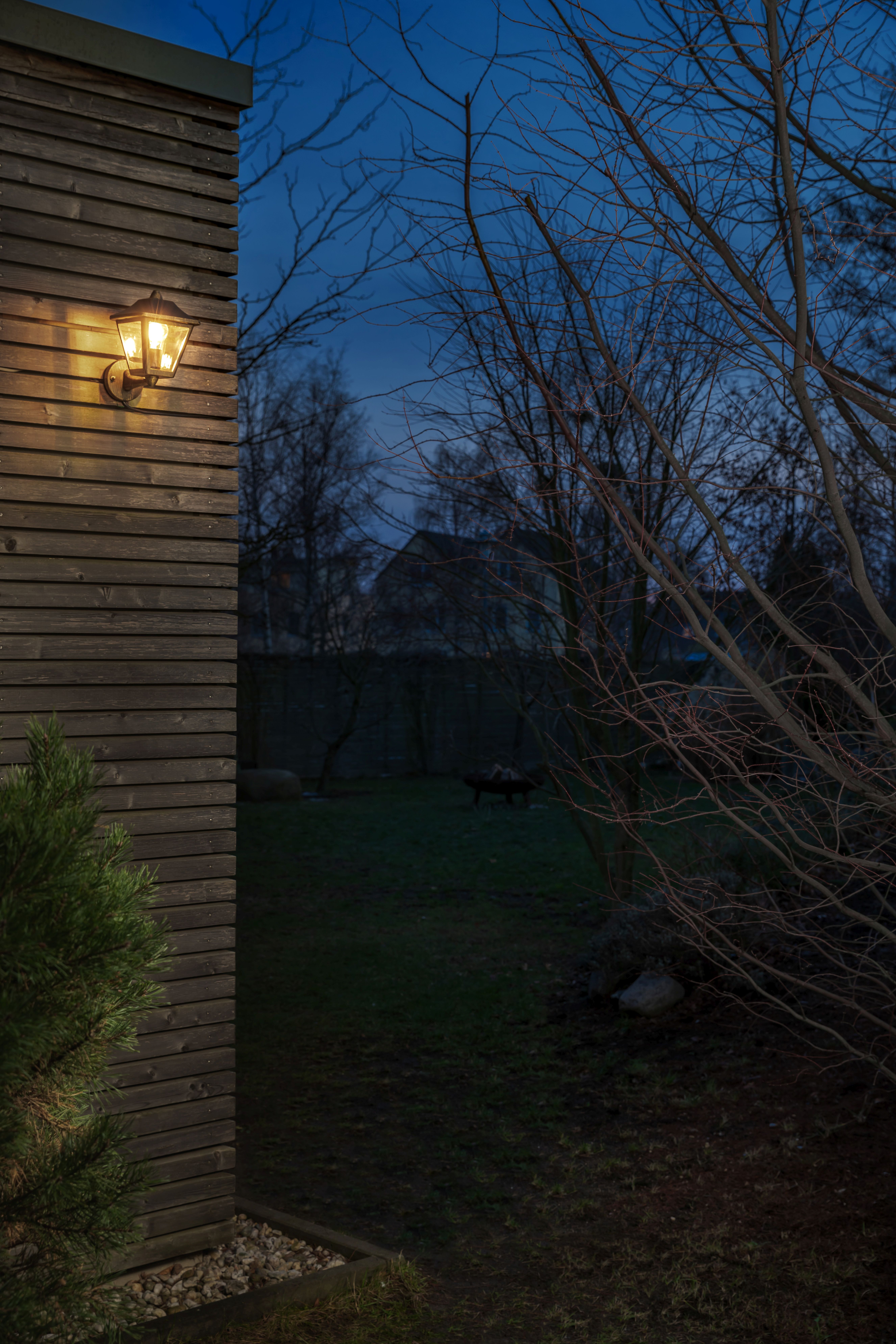 Ledvance Endura Classic Trad Up kinkiet zewnętrzny 1x60W LED stare złoto/przezroczysty