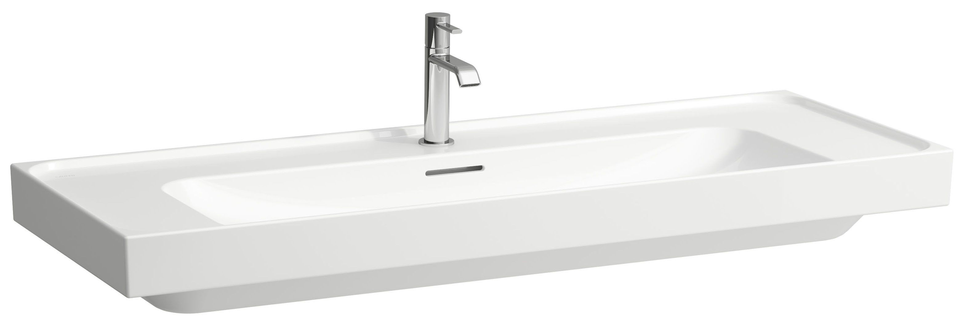 Laufen Meda umywalka 120x46 cm prostokątna ścienna-meblowa biały mat H8141117571091
