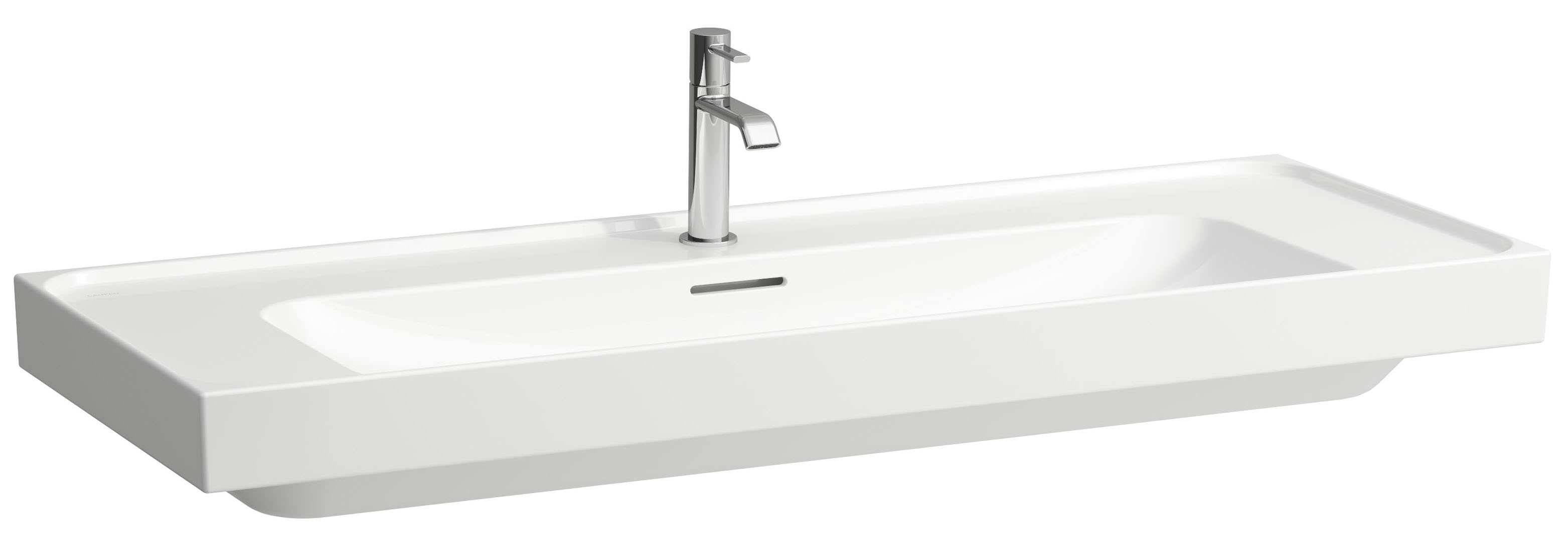 Laufen Meda umywalka 120x46 cm prostokątna ścienna-meblowa biały mat H8141117571071