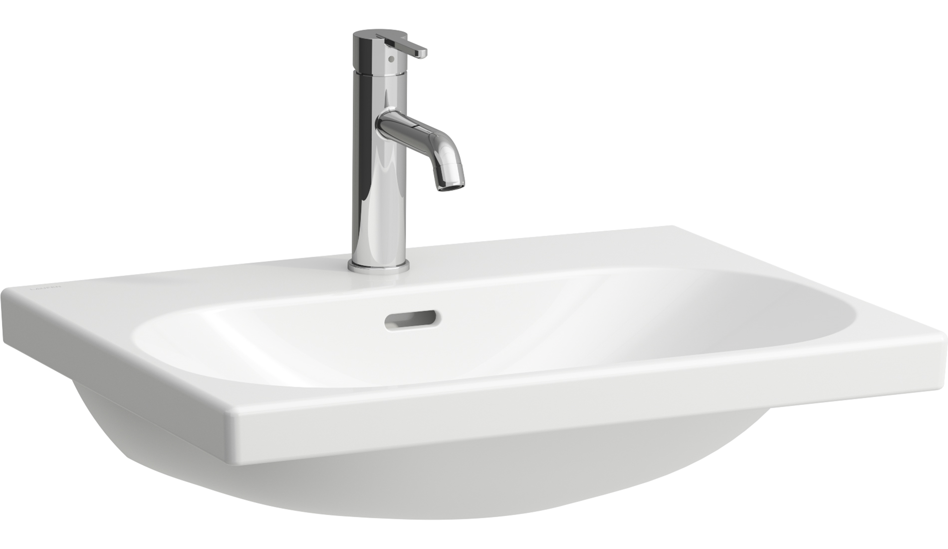 Laufen Lua umywalka 60x46 cm prostokątna ścienna biała H8160834001091
