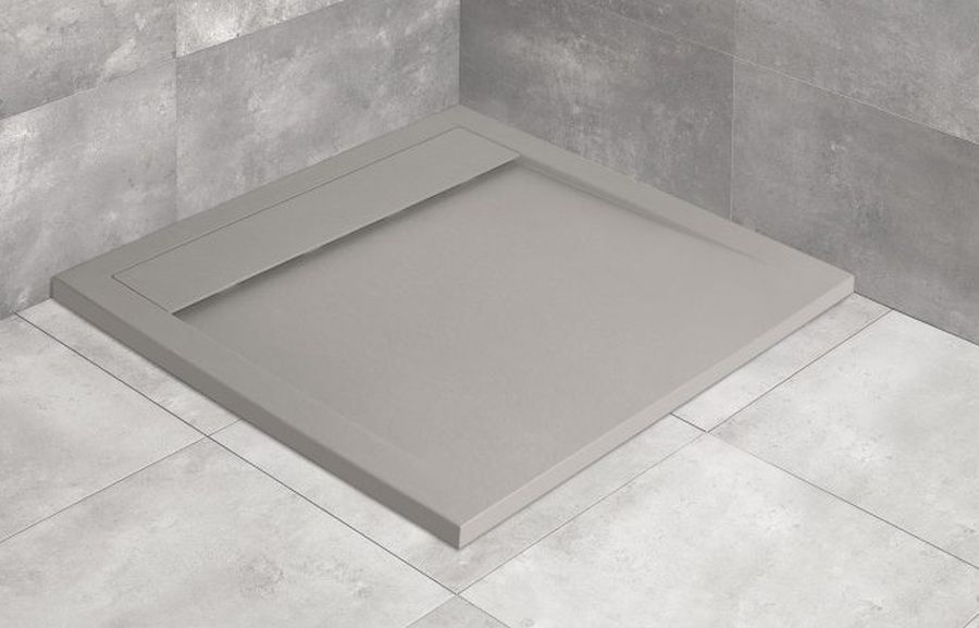 Radaway Teos C brodzik 80x80 cm kwadratowy cemento HTC8080-74