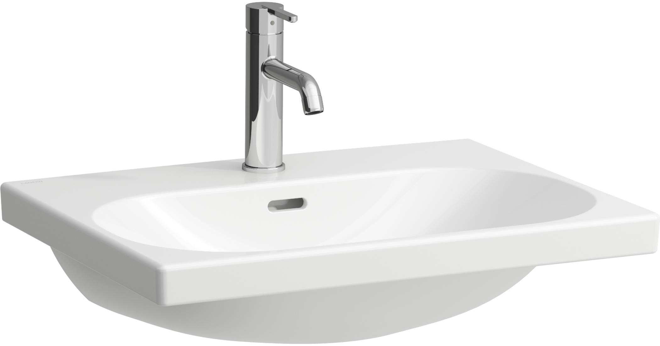 Laufen Lua umywalka 60x46 cm prostokątna ścienna biała H8100834001091