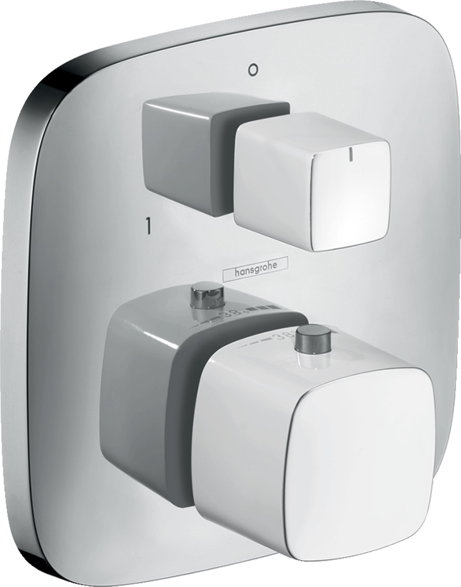 Hansgrohe PuraVida bateria wannowo-prysznicowa podtynkowa termostatyczna biały/chrom 15771400 - Wysyłka w 24h