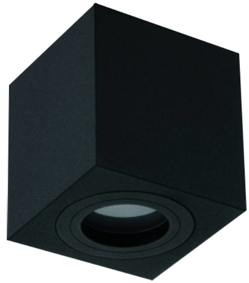 Orlicki Design Lago lampa podsufitowa 1x8 W czarna OR82173