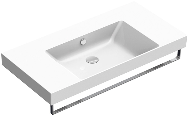 Catalano Zero umywalka 100x50 cm prostokątna ścienna biała 0121010001