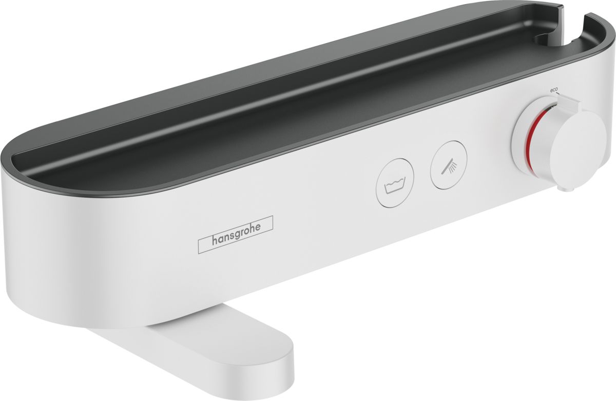 Hansgrohe ShowerTablet Select 400 bateria wannowo-prysznicowa ścienna termostatyczna biały mat 24340700