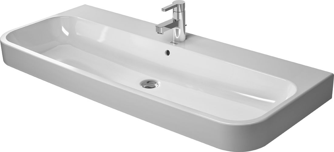 Duravit Happy D.2 umywalka 120x50,5 cm szlifowana prostokątna biała 2318120027