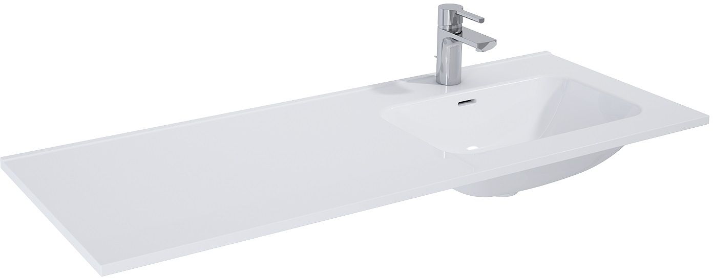 Elita Skappa umywalka 120,8x46 cm prostokątna meblowa biała 145965 - Wysyłka w 24h