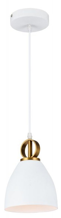 GTV Kerala lampa wisząca 1x40 W biała OS-KERA-00-DEC