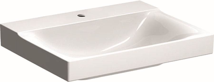 Geberit Xeno2 umywalka 60x48 cm ścienna prostokątna biała 500.530.01.1