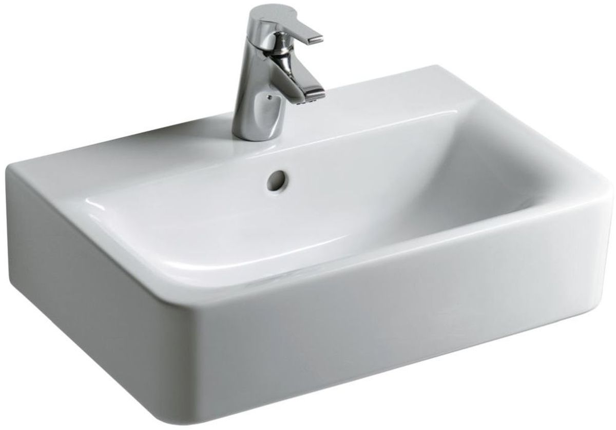 Ideal Standard Connect Space Cube umywalka 55x37,5 cm ścienna prostokątna biała E788601