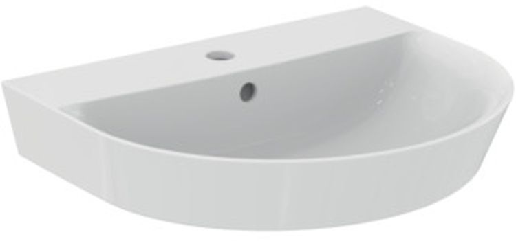 Ideal Standard Connect Air umywalka 55x46 cm ścienna półokrągła biały połysk E137901