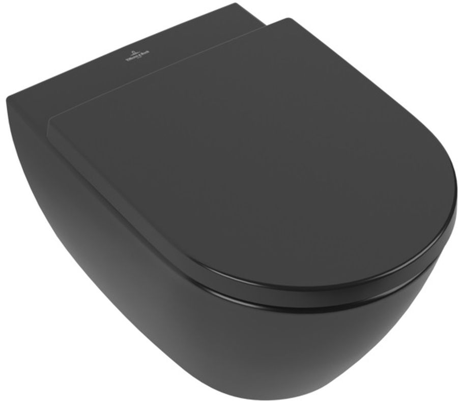Villeroy & Boch Subway 3.0 deska sedesowa wolnoopadająca Pure Black 8M42S1R7