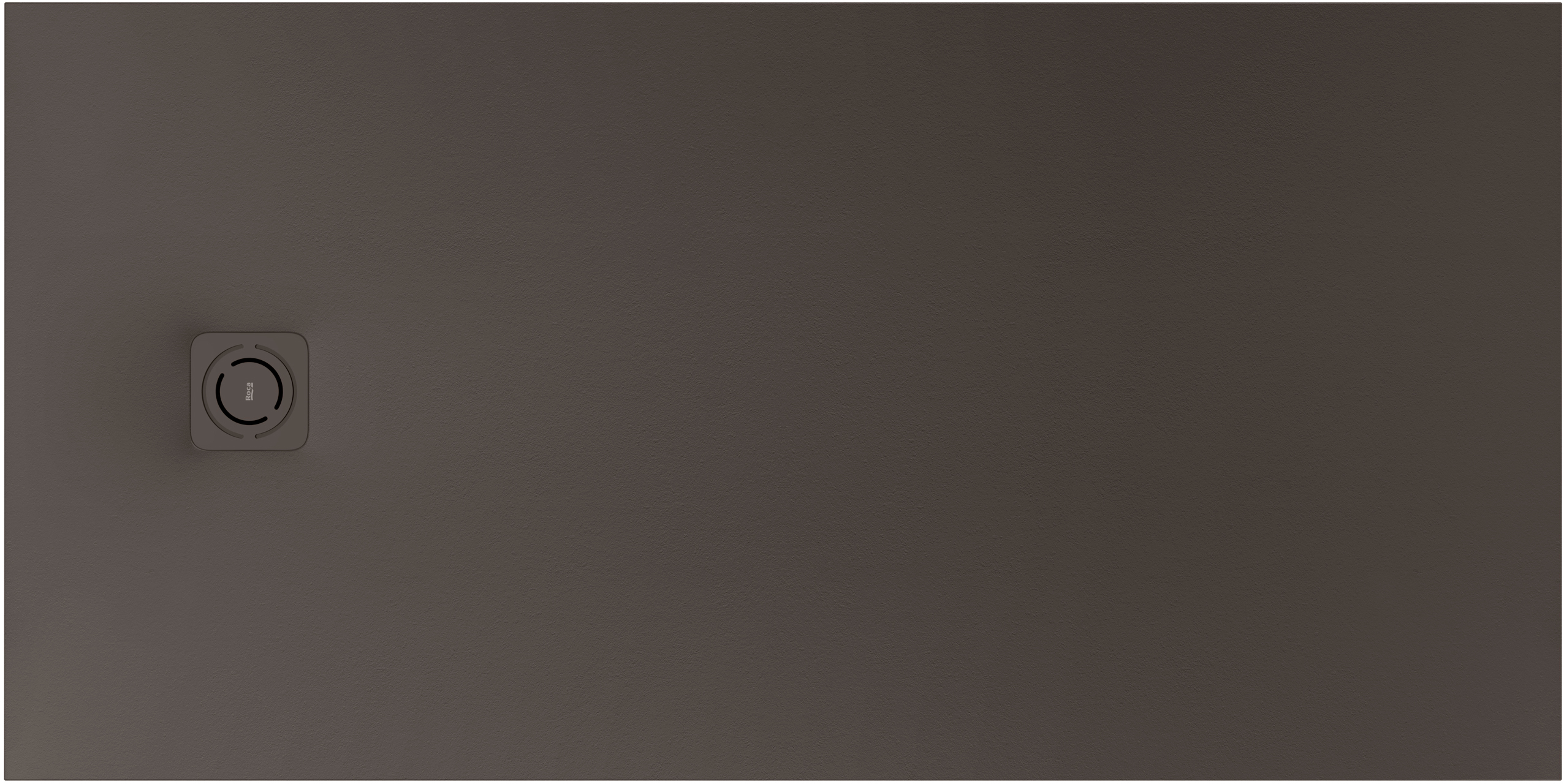 Roca Magma brodzik prostokątny 100x80 cm kompozyt Stonex kawowy APE013E832003660