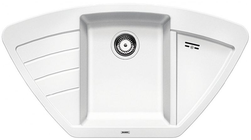 Blanco Zia 9 E zlewozmywak zlewozmywak 93x51 cm z Silgranit PuraDur biały 514758