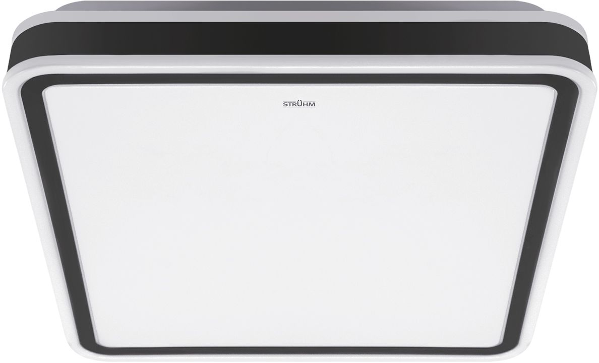 Strühm Aurelia plafon 1x48 W biały-czarny 03817