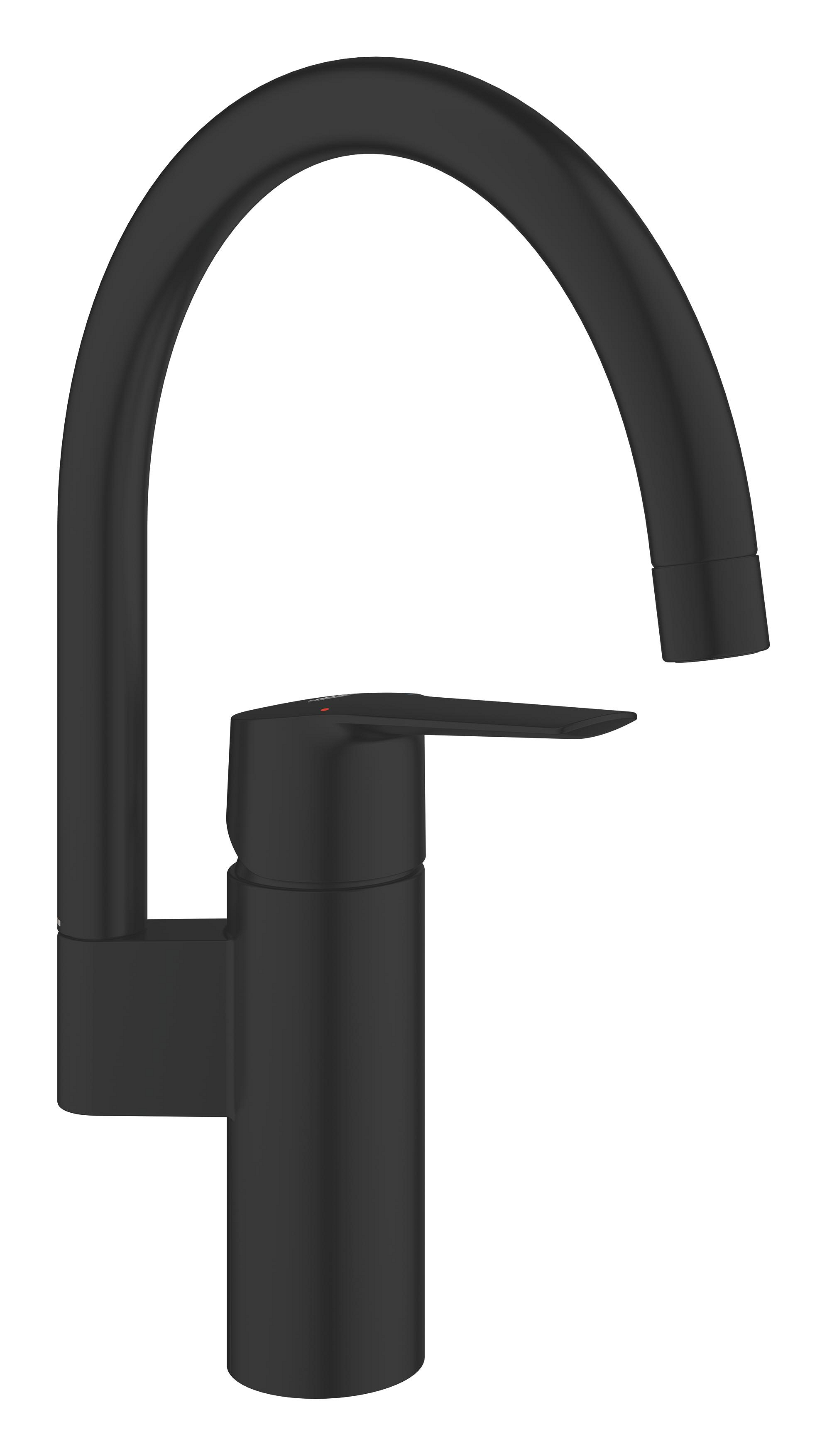Grohe Start bateria kuchenna stojąca czarny mat 304692430