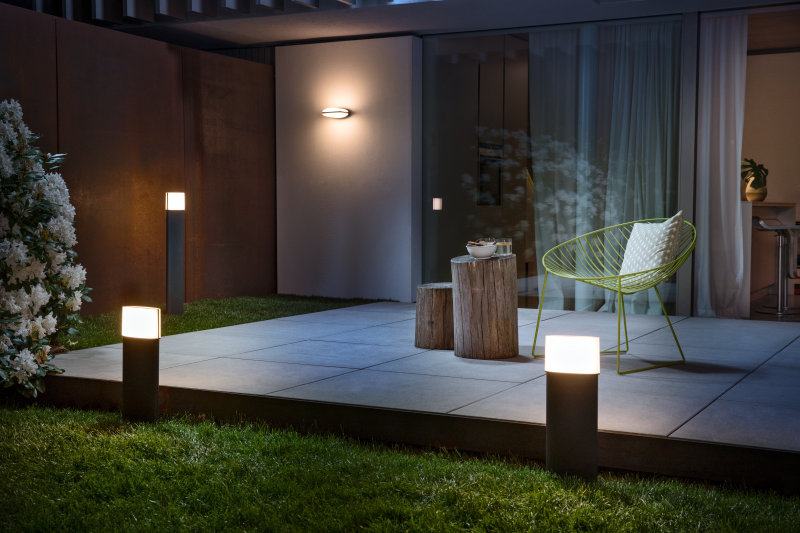 Ledvance Endura Style Ellipse kinkiet zewnętrzny 1x12,5W LED ciemny szary/biały