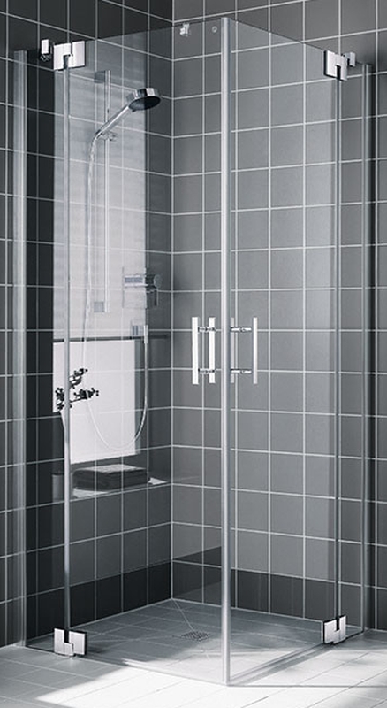 Kermi Filia XP FX EPR drzwi prysznicowe 80 cm częściowe 2/2 prawe srebrny połysk/szkło przezroczyste FXEPR08020VPK