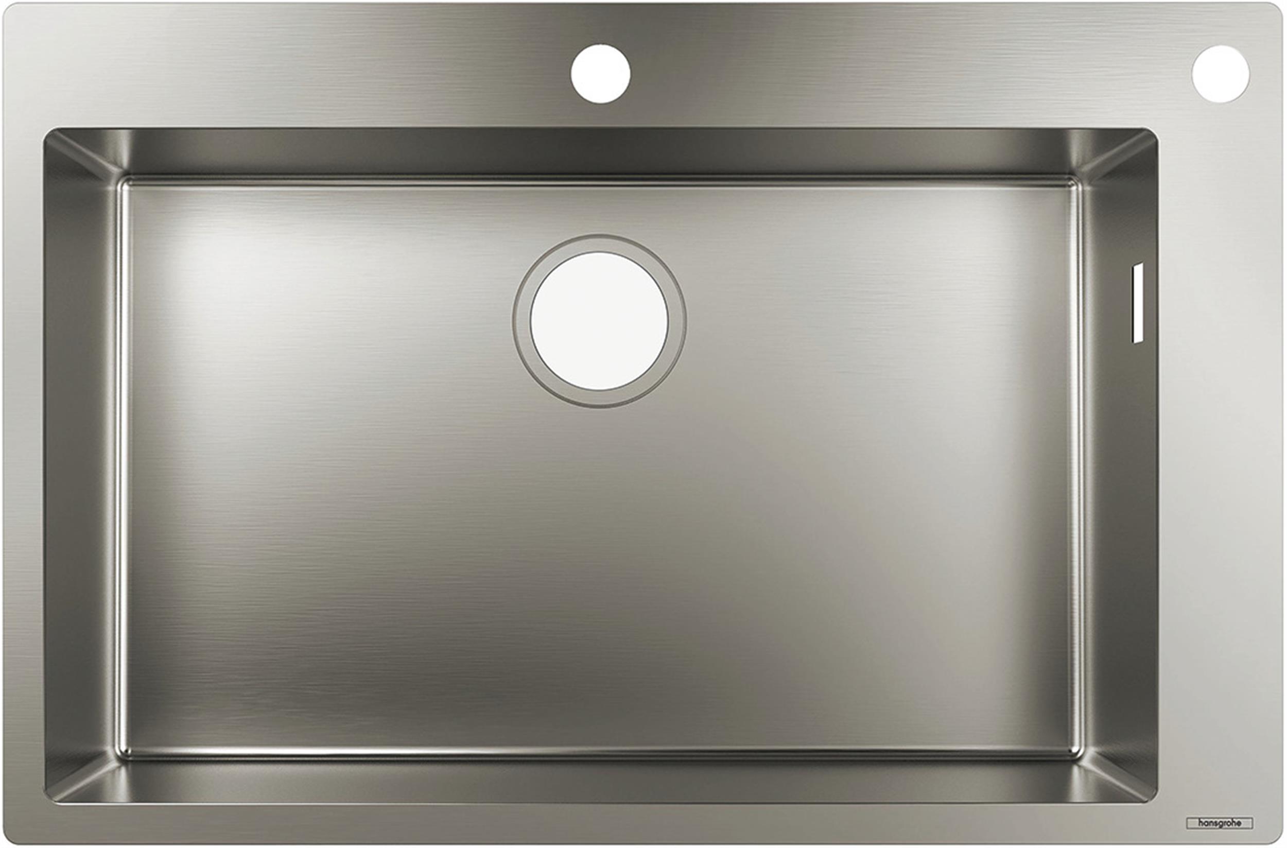 Hansgrohe S 71 zlewozmywak stalowy 76x50 cm 43308800