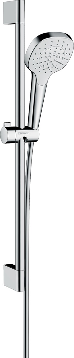 Hansgrohe Croma Select E zestaw prysznicowy ścienny biały/chrom 26584400