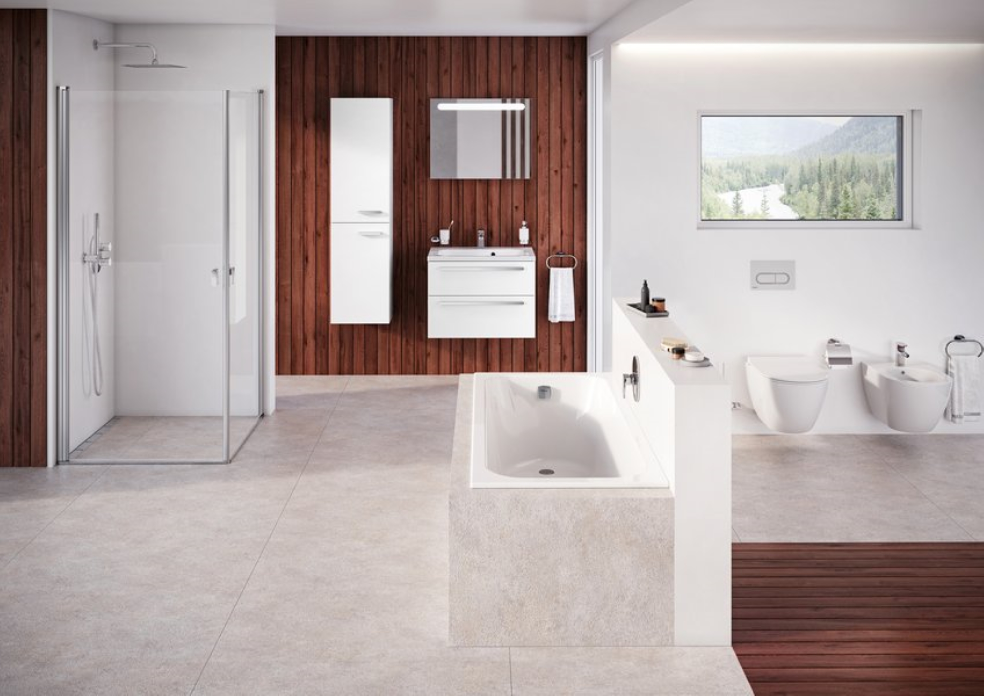 Ravak Chrome Slim wanna prostokątna 150x70 cm biała C721300000